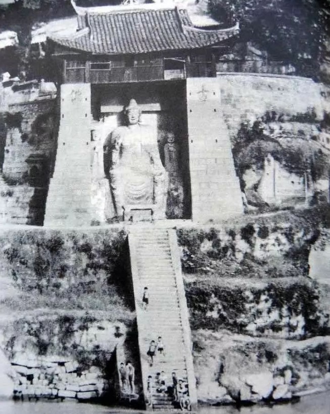 历史照片重庆南岸区大佛寺