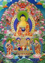 释迦牟尼佛(Buddha Shakyamuni)唐卡艺术图