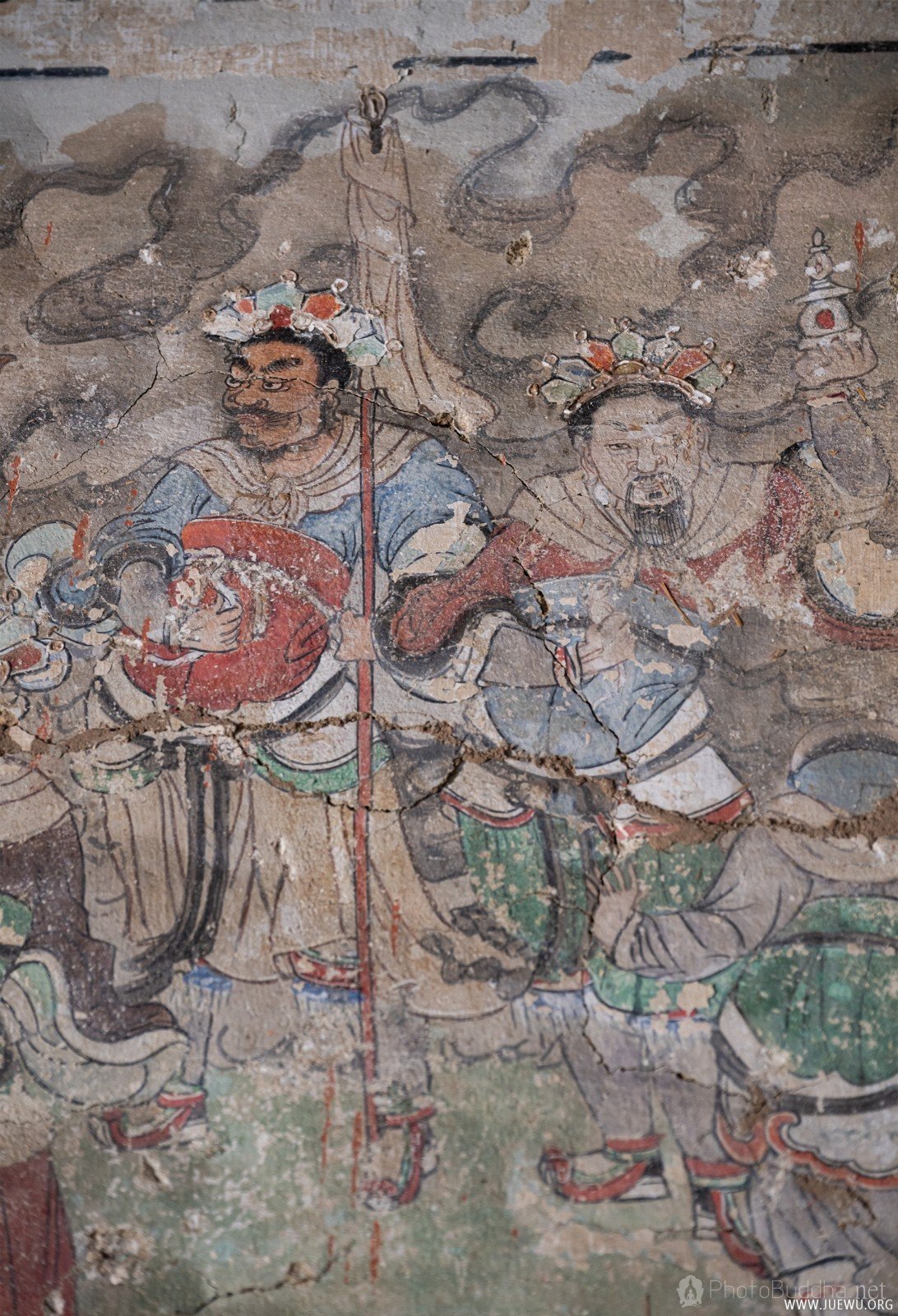 河北蔚县卜北堡玉皇庙的壁画