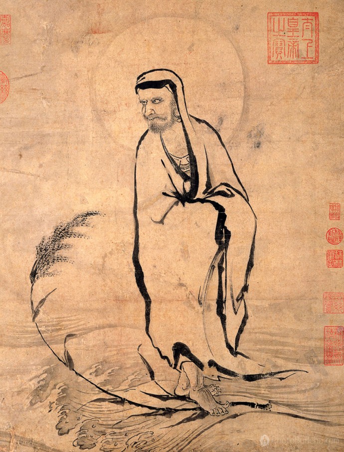 台北故宫佛教珍品《达摩图》