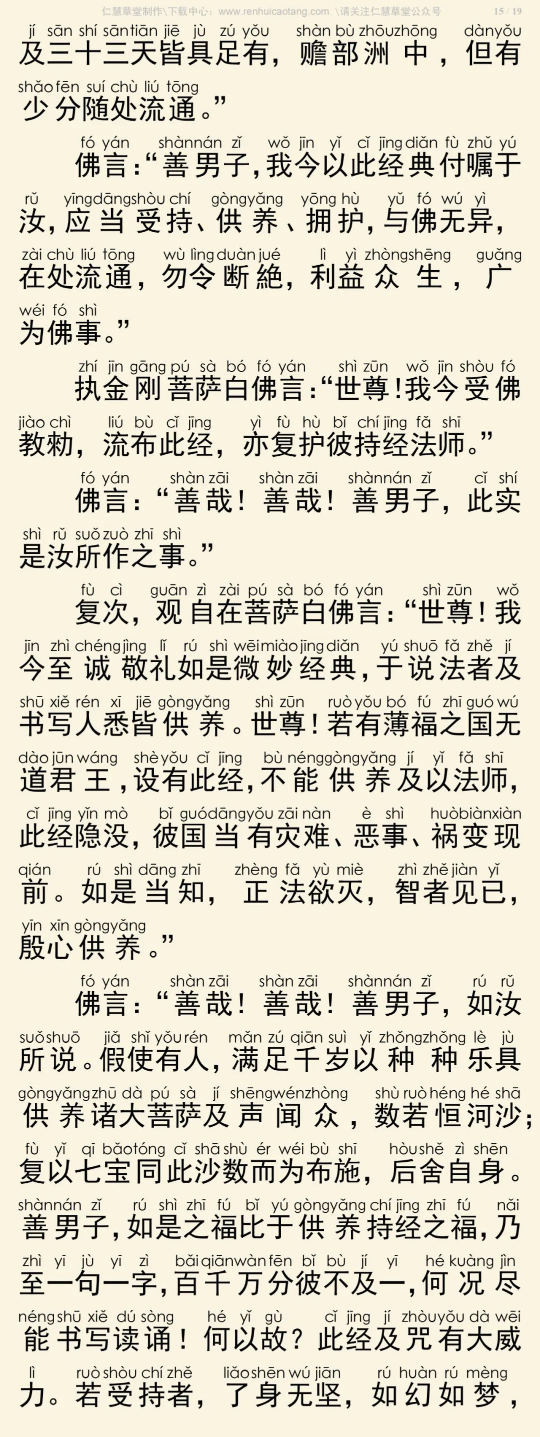 一切法功德庄严王经19